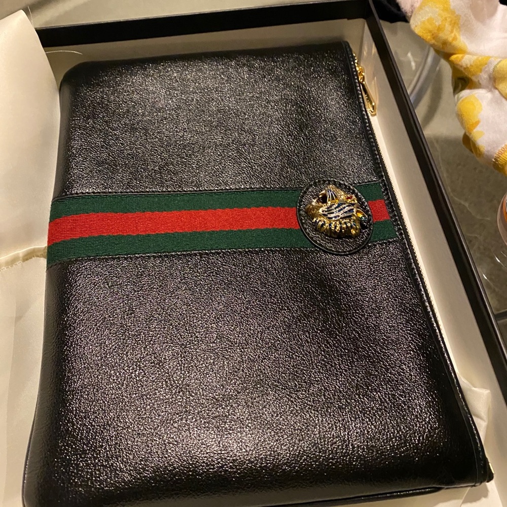 Gucci Rajah Azalea Pouch Tags Box and Dust Bag - Picture 3 of 7